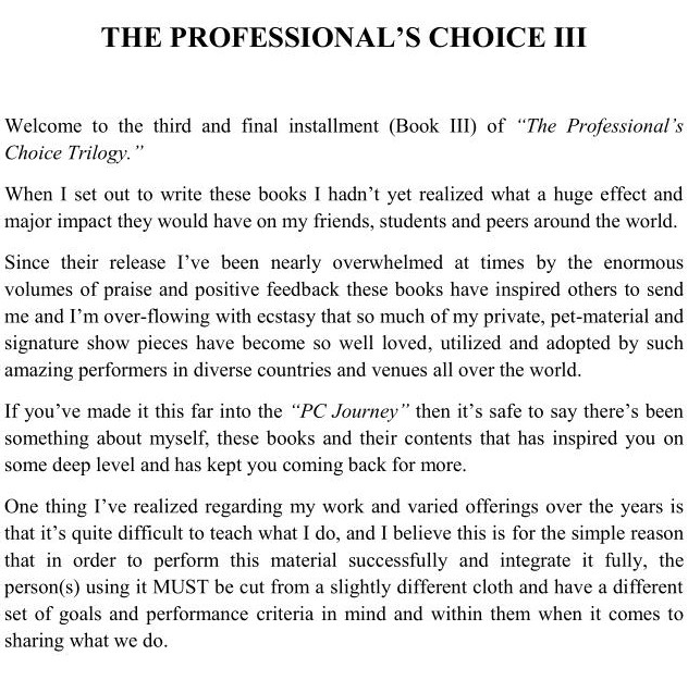 The Professional's Choice (1-3) by Jerome Finley