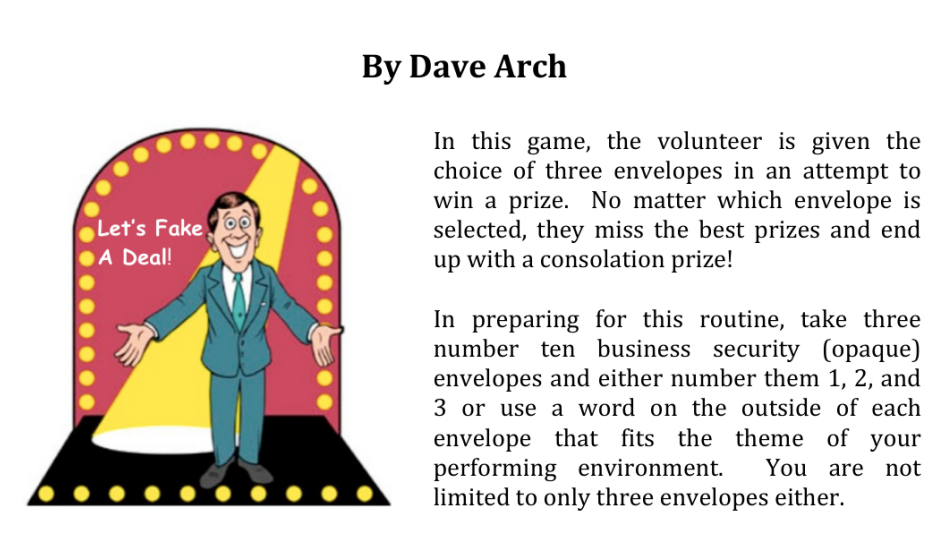 Let's Fake A Deal by Dave Arch (PDF eBook Download)
