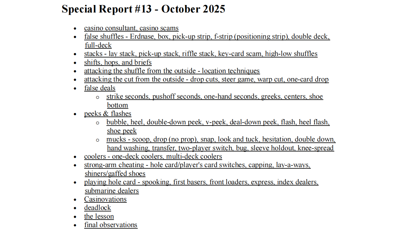 Special Report #13 October 2025 by Steve Forte (PDF + Mp4 Videos Full Download)