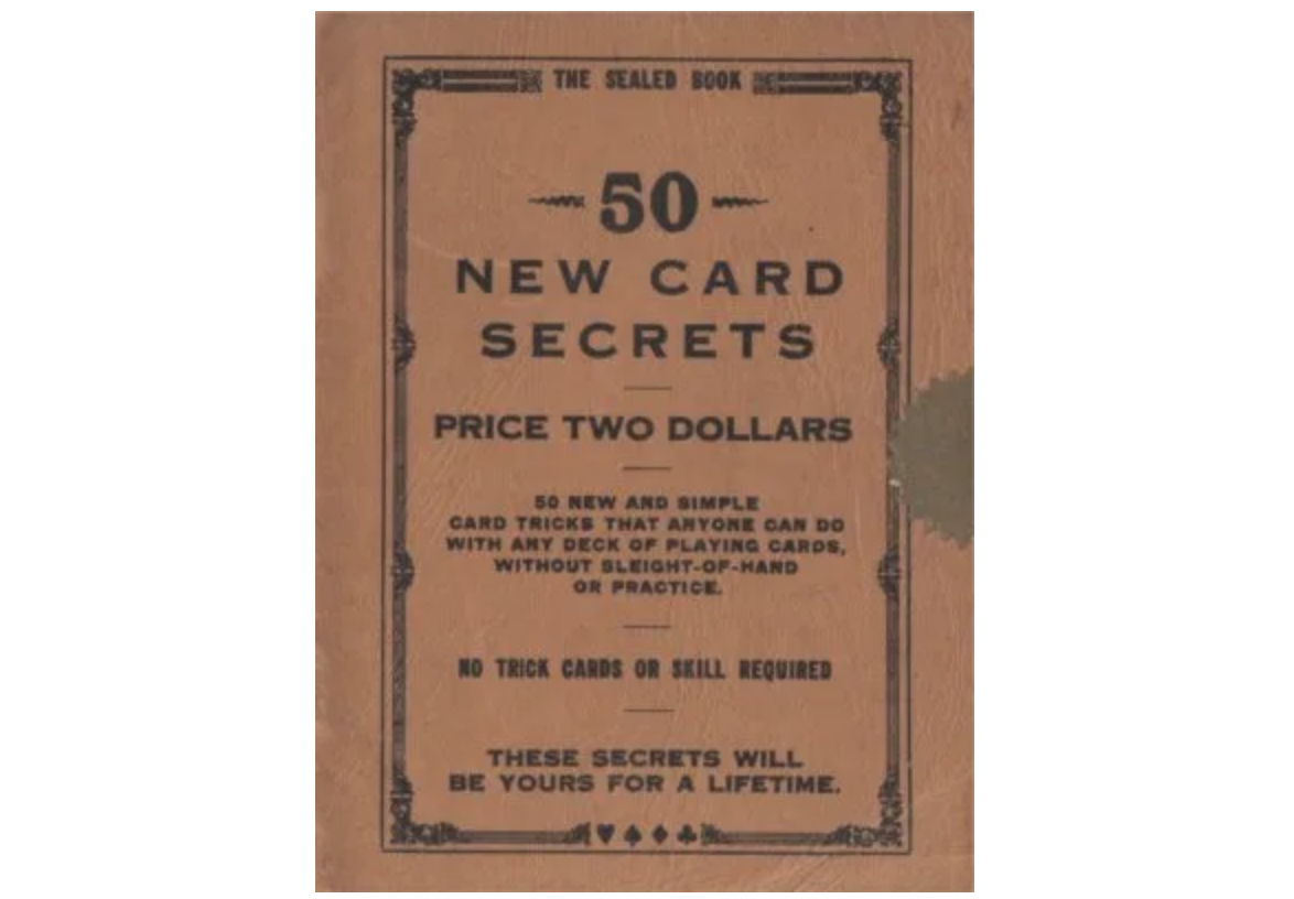 The Sealed Book: 50 New Card Secrets by Frank La Fontaine & Dai Vernon (PDF eBook Download)