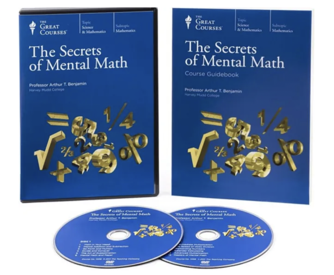 Secret of Mentalmath by Arthur Benjamin (2 Volumes Mp4 Video Download)
