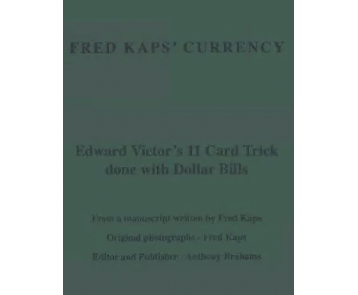Fred Kaps - Fred Kaps' Currency (PDF eBook Download)
