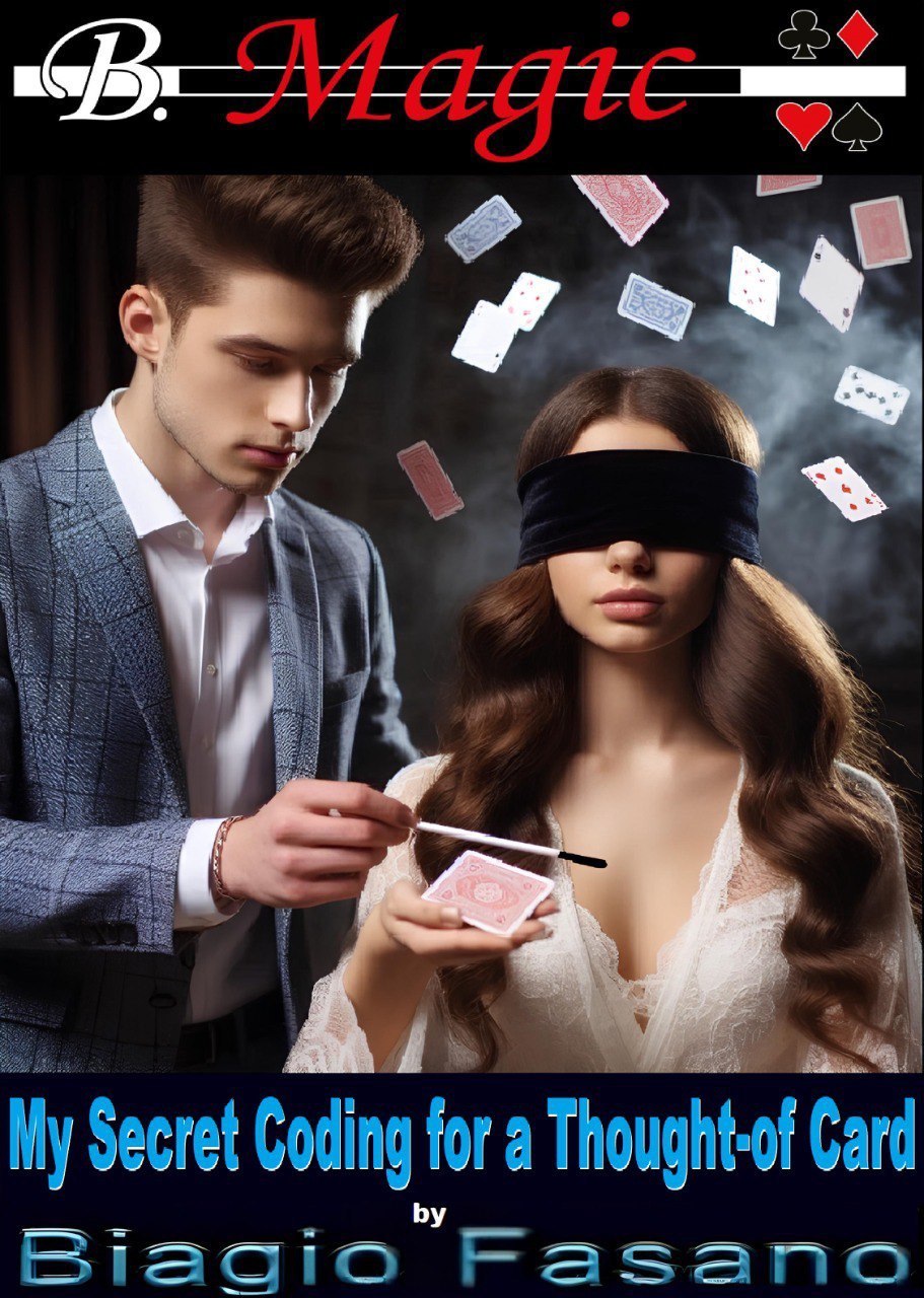 My Secret Coding for a Thought-of Card by Biagio Fasano (B. Magic) (Instant Download)