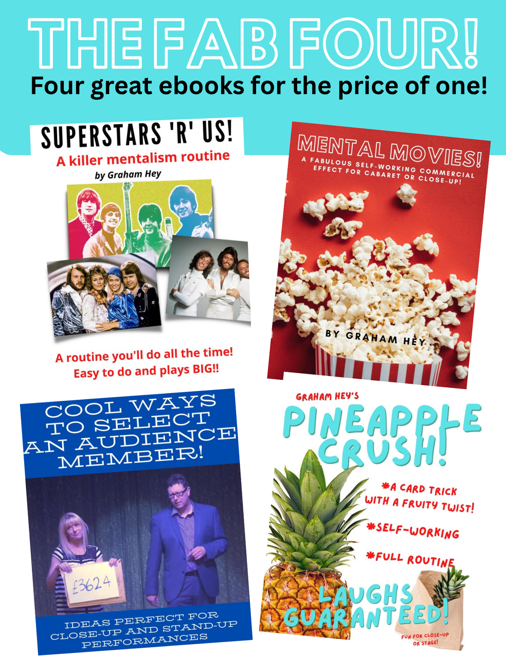 The Fab Four! By Graham Hey (Instant Download)