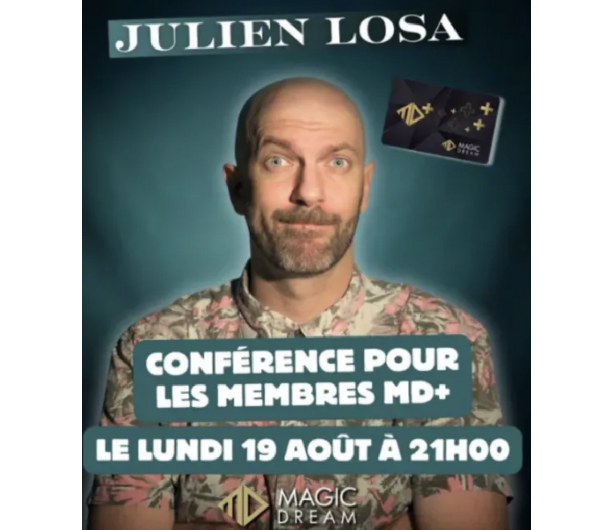 Julien LOSA - La Conference Magic Dream (French, Mp4 Video Download)